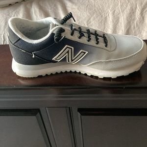 New balance 501 grey to black used shoes